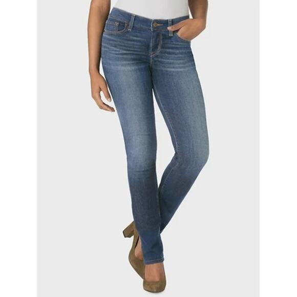 Levi Strauss Mid Rise Straight Denim Size 12S - Picture 1 of 7